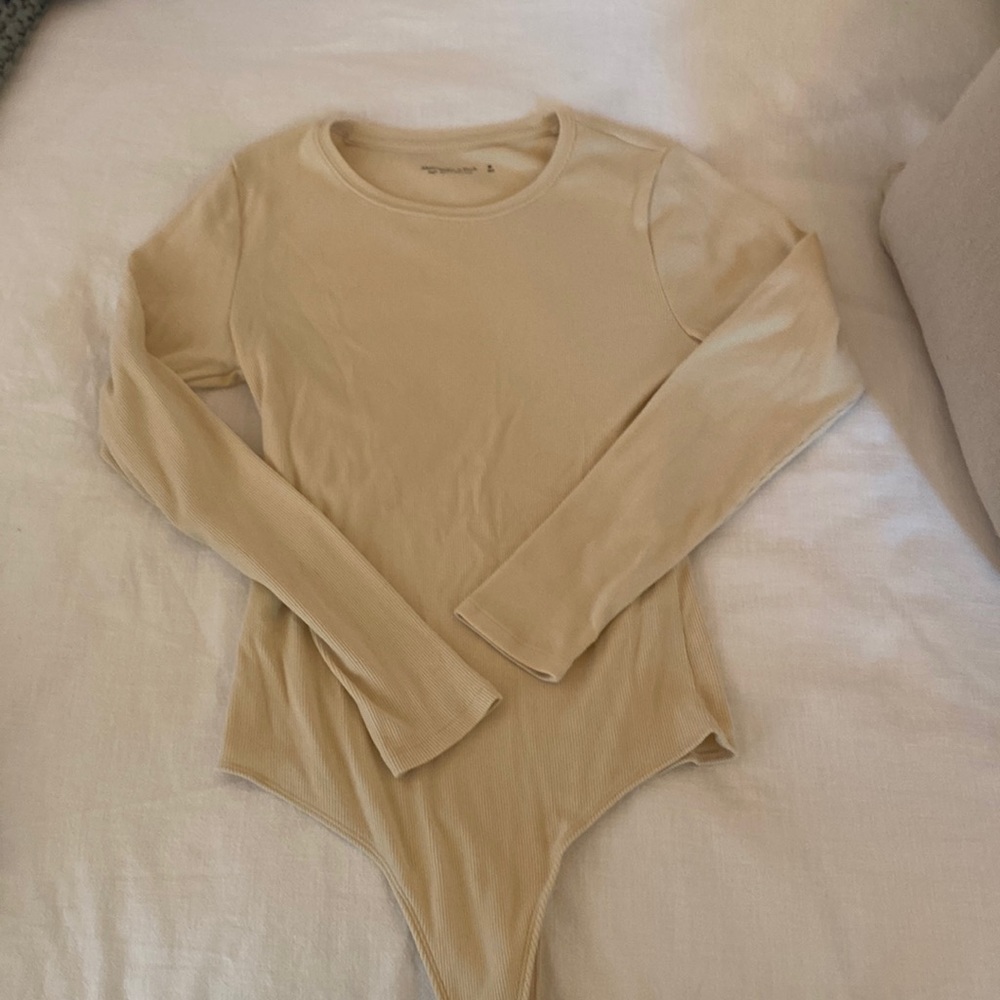 Abercrombie Cream Bodysuit